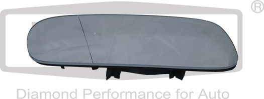 Зеркальное стекло бокового зеркала DPA левое для SEAT Leon I 1999-2006. Артикул 88570369002