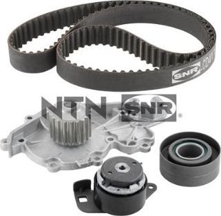 Помпа (водяной насос) с комплектом ремня ГРМ NTN / SNR. Артикул KDP455.280