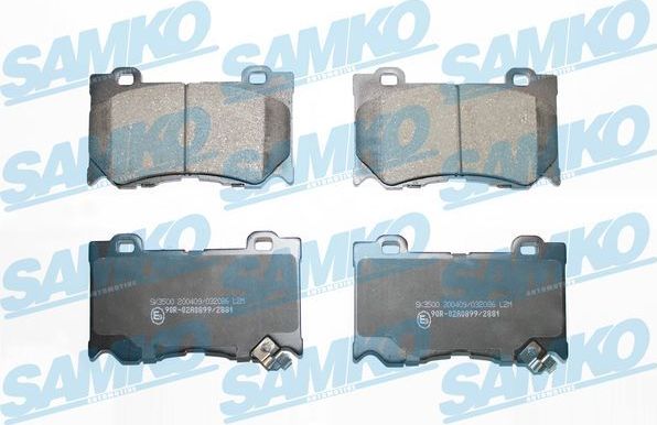 Тормозные колодки Samko. Артикул 5SP2086