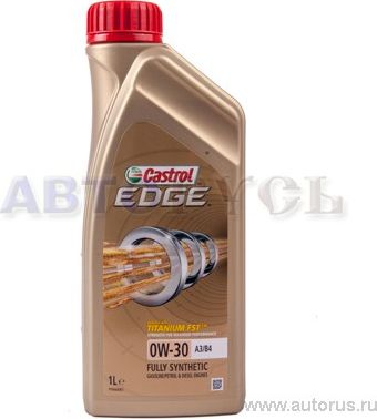 Castrol EDGE 0w30 A3/B4 Titanium 1л. Моторное масло синтетическое для легковых а. Артикул 157E6A