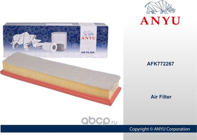 Фильтр воздушный (Anyu). Артикул AFK772267