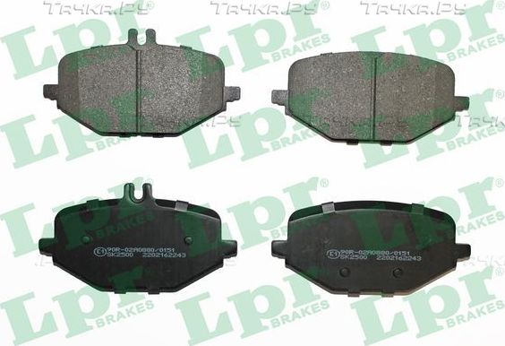 Тормозные колодки LPR. Артикул 05P2243