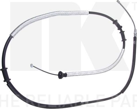 Трос ручника (тросик ручного тормоза) NK. Артикул 9023166