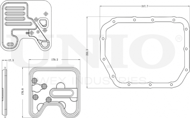 Фильтр АКПП (Unio). Артикул FLT-30017