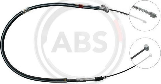Трос ручника (тросик ручного тормоза) ABS. Артикул K16288