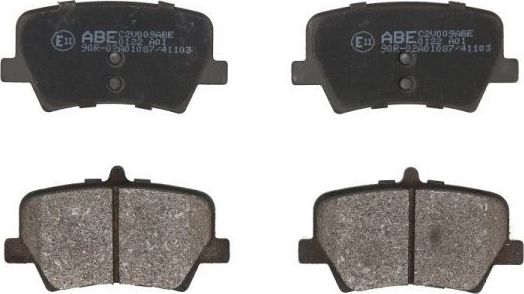 Тормозные колодки ABE (Low-Metallic). Артикул C2V009ABE