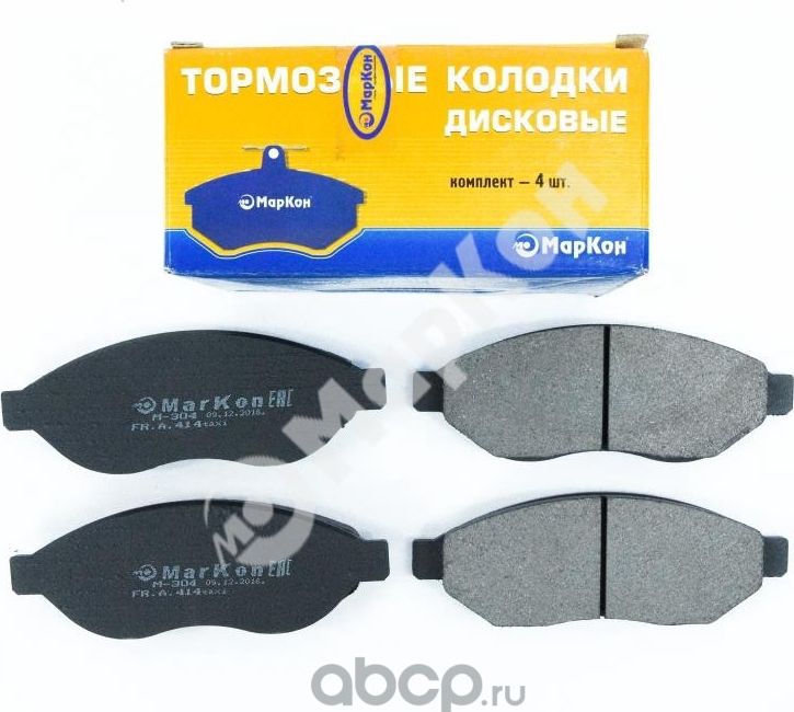 Колодки тормозные дисковые к-т Fiat Ducato III  Peugeot Boxer II  Citroen Jumper II  Relay II (Markon). Артикул 41400192