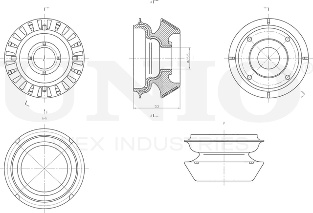 Опора амортизационной стойки (Unio). Артикул RMP-13148