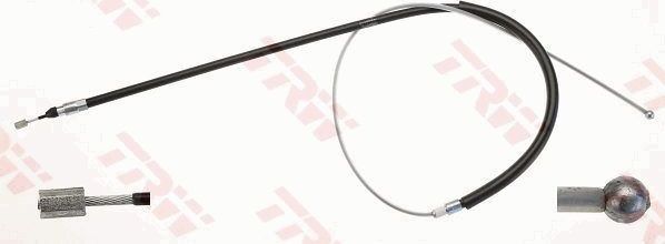 Трос ручника (тросик ручного тормоза) TRW задний правый/левый для BMW 1 I (E82/E88) 2007-2013. Артикул GCH461