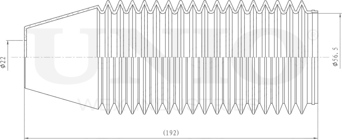 Пыльник амортизатора (Unio). Артикул DUC-10006