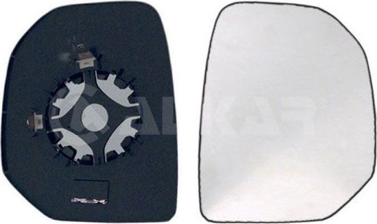 Зеркальное стекло бокового зеркала Alkar правое для Citroen Berlingo II 2008-2012. Артикул 6432998