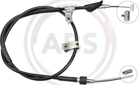 Трос ручника (тросик ручного тормоза) ABS. Артикул K18868