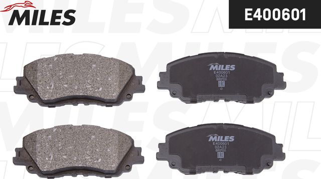 Тормозные колодки Miles (Low-Metallic) передние для Lexus UX I 2018-2026. Артикул E400601