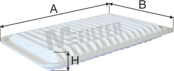 Воздушный фильтр MFilter для Mazda 3 II (BL) 2008-2014. Артикул K 7043