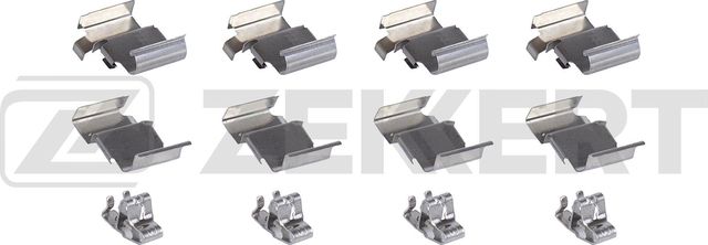 Комплект установочный задн. торм. колодок Toyota LC Prado 120  150 02-  4 Runner (N210  N280) 02-    Zekkert. Артикул BR-1464