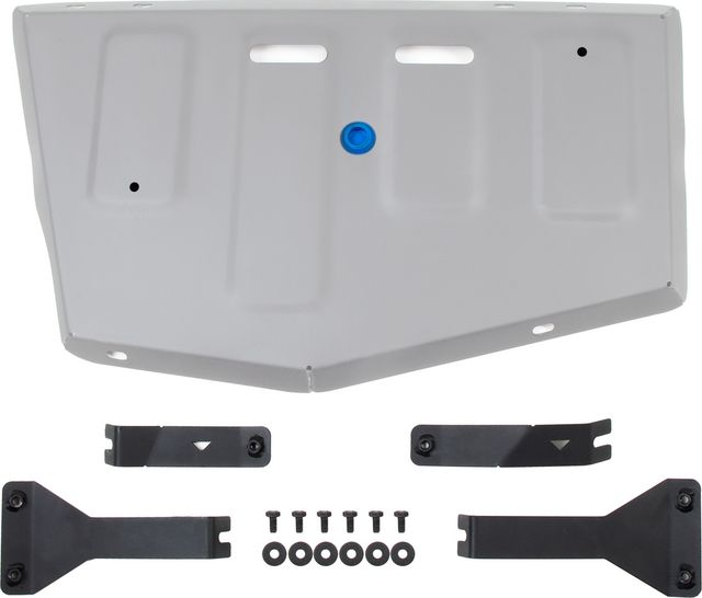 Защита алюминиевая Rival для топливного бака Москвич 3 FWD АКПП 2022-н.в.. Артикул 333.9214.1