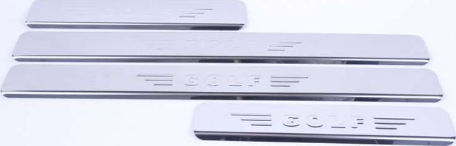 Накладки Ладья на внутренние пороги (штамп) для Volkswagen Golf VII 2013-2026. Артикул 014.13.271