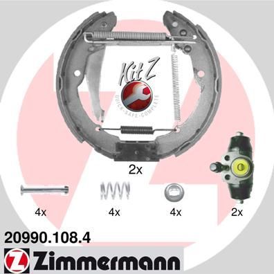 Тормозные колодки Zimmermann KIT Z. Артикул 20990.108.4
