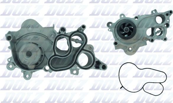 Помпа (водяной насос) Dolz для Audi Q3 II (F3) 2018-2026. Артикул A234