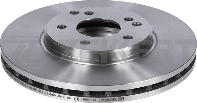 Тормозной диск Zekkert передний для Chrysler Crossfire 2003-2008. Артикул BS-5201