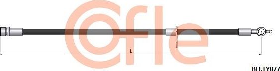 Тормозной шланг Cofle. Артикул 92.BH.TY077