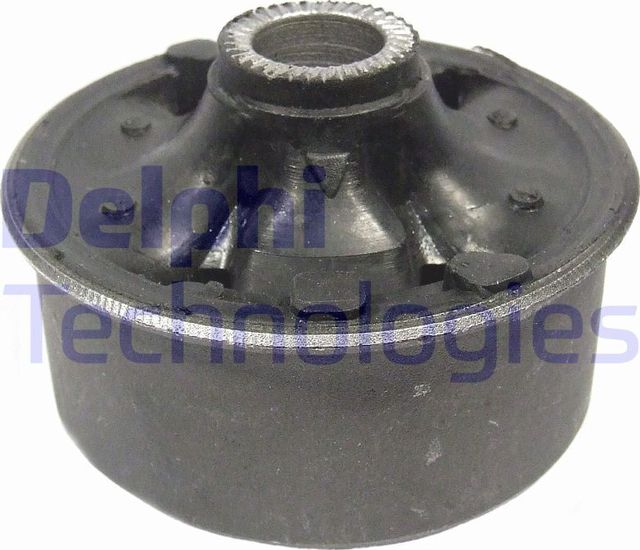 Сайлентблок переднего рычага подвески Delphi задний нижний для Toyota Avensis II 2003-2008. Артикул TD721W