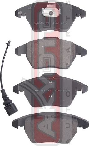 Тормозные колодки Akyoto Packing AKYOTO. Артикул AKD-23105