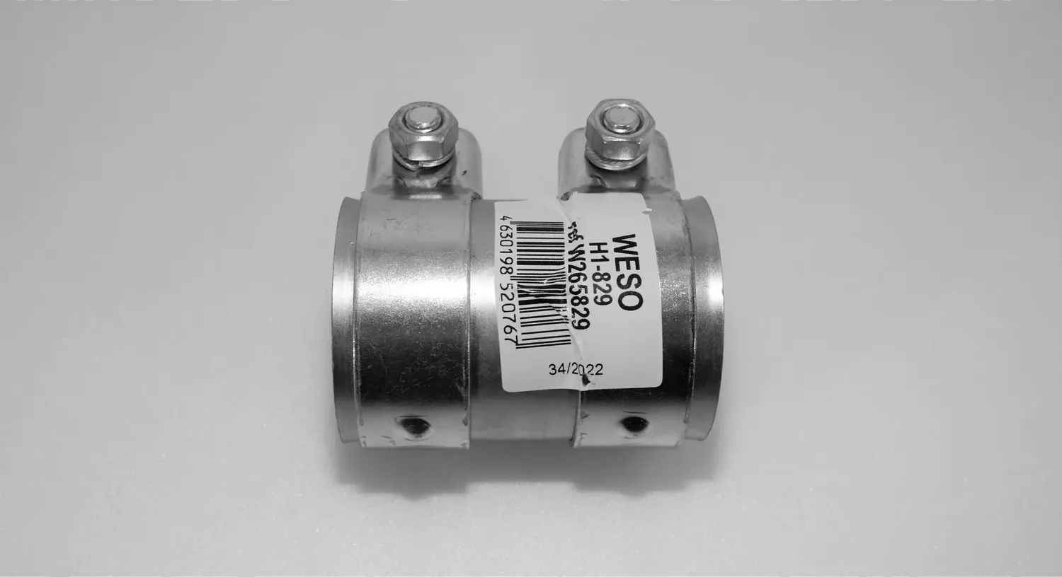 Хомут трубчатый PIPE CONN. D61xL95MM (Weso). Артикул H1829