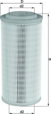 Воздушный фильтр Mahle. Артикул LX 1595