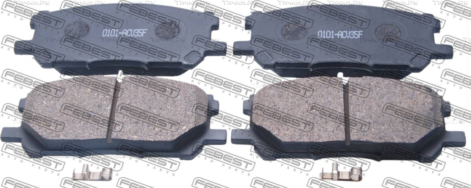 Тормозные колодки Febest. Артикул 0101-ACU35F
