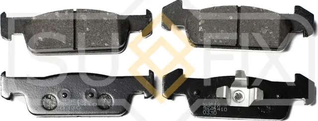 Колодки тормозные дисковые | перед прав/лев | (Sufix). Артикул SX-1410