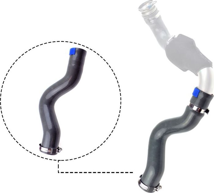 Патрубок интеркулера Gates (Силикон). Артикул 09-0535