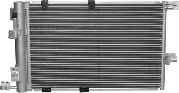 Радиатор кондиционера (конденсатор) ASAM (алюминий) для Opel Astra G 1998-2005. Артикул 32161