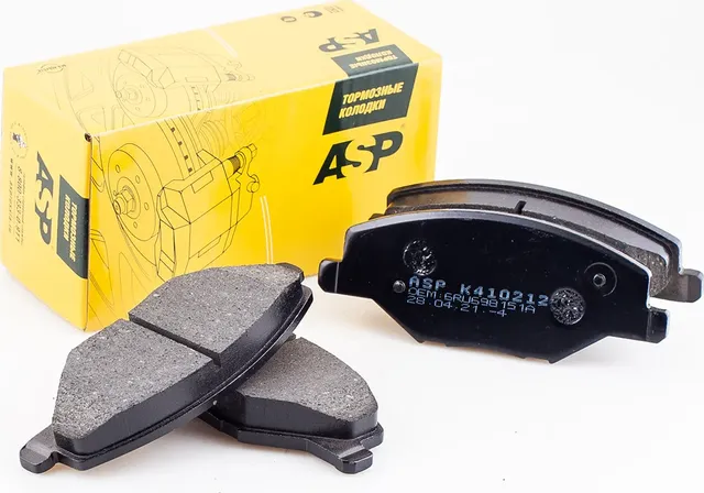 Передние тормозные колодки VW POLO SEDAN (10-)/SKODA RAPID (14-) FABIA (ASP) ASP. Артикул K410212