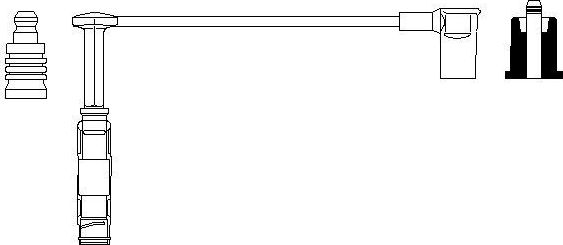 Высоковольтные провода (провода зажигания) Bosch для Mercedes-Benz 190 (W201) 1984-1993. Артикул 0 356 912 930
