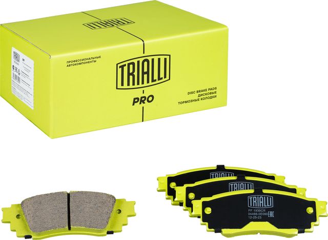 Тормозные колодки Trialli (Керамика). Артикул PF 1939CR