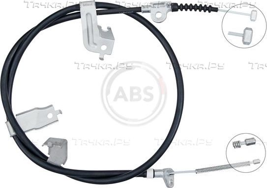 Трос ручника (тросик ручного тормоза) ABS. Артикул K15007
