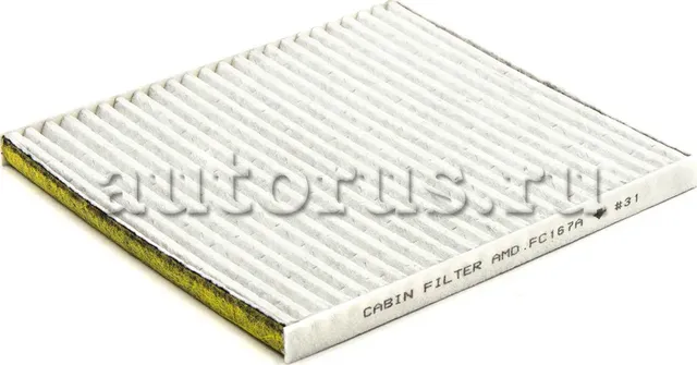 Фильтр салонный Hyundai Solaris Kia Rio III до 2012 антибактериальный угольный ( (AMD). Артикул AMDFC167A