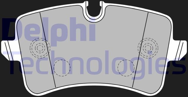 Тормозные колодки Delphi (Low-Metallic). Артикул LP2226