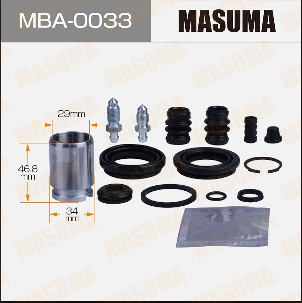 Ремкомплект тормозного суппорта Masuma. Артикул MBA-0033