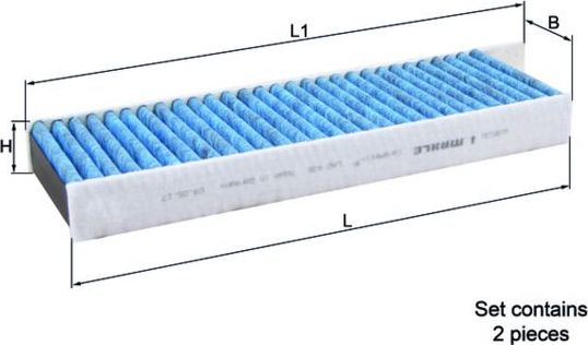 Салонный фильтр Mahle-Knecht CareMetix®. Артикул LAO 428/S