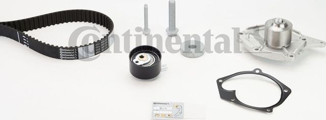 Помпа (водяной насос) с комплектом ремня ГРМ ContiTech. Артикул CT1035WP3