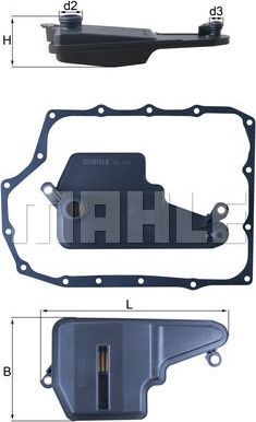 Фильтр АКПП Mahle для Mazda CX-5 I 2011-2017. Артикул HX 193D