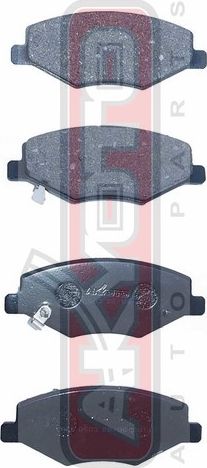 Тормозные колодки Akyoto Packing AKYOTO передние для Chery Amulet (A15) I 2003-2010. Артикул AKD-0503