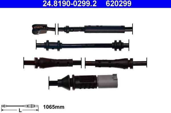 Датчик износа тормозных колодок  ATE. Артикул 24.8190-0299.2