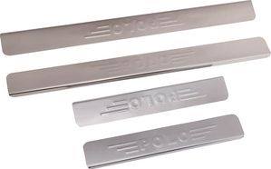 Накладки Ладья на внутренние пороги (штамп) для Volkswagen Polo V 2009-2020. Артикул 014.13.261