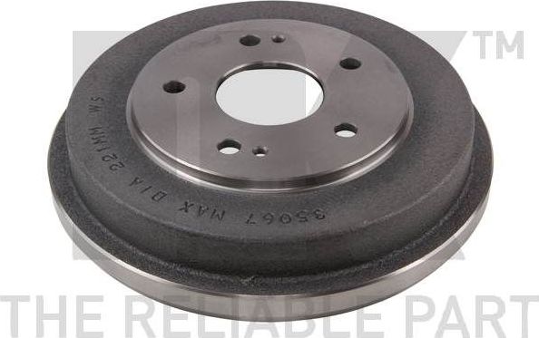 Тормозной барабан NK задний для Honda CR-V I 1997-2002. Артикул 252606