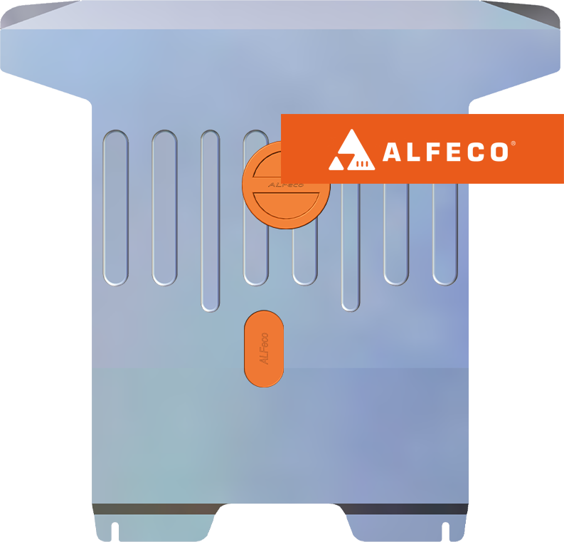 Защита алюминиевая Alfeco для картера и КПП Chevrolet Rezzo 2004-2008. Артикул ALF.03.09 AL4