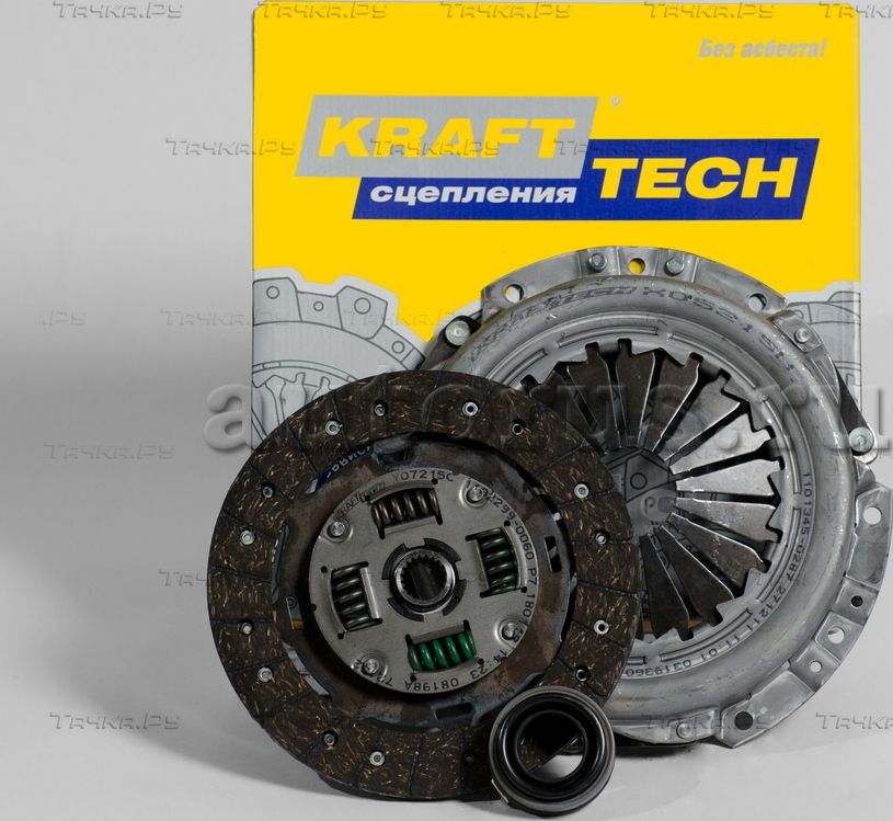 Сцепление (комплект) KraftTech 3P Kit для Hyundai Elantra III (XD) 2000-2006. Артикул W04215J