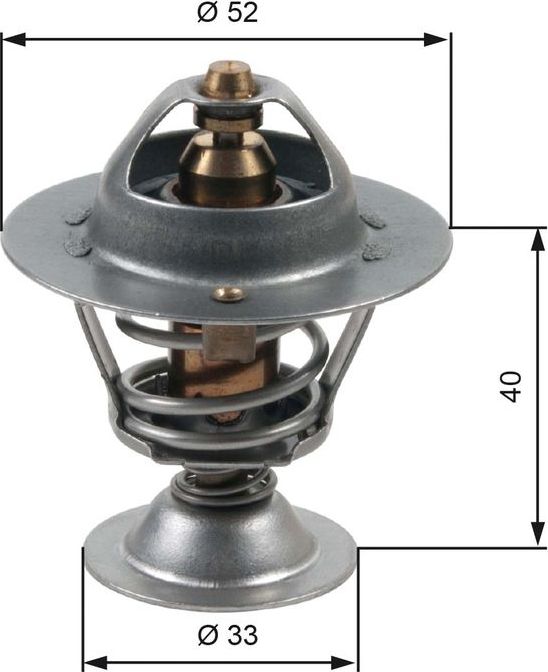 Термостат Gates для Land Rover Defender I 1990-2001. Артикул TH31588G1